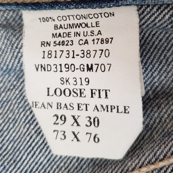 Vintage GAP Loose Fit Jeans - Classic Blue Denim (29x30) - Picture 11 of 16